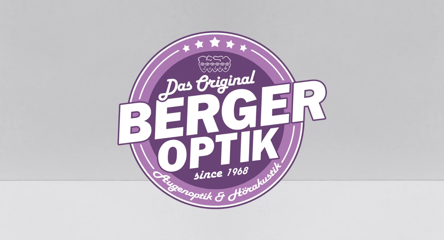 Logodesign für Berger Optik & Hörakustik GmbH aus Eberswalde